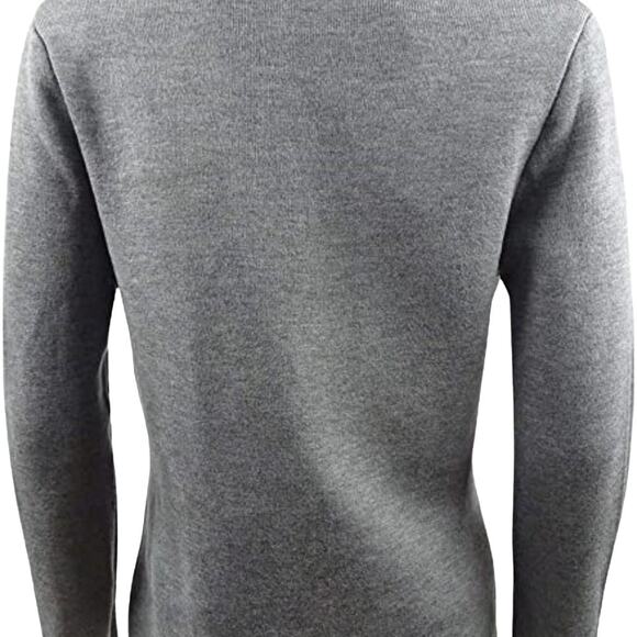 NINE WEST Women's One-Button Sweater Jacket Medium (M, Heather Grey/Black) - Picture 3 of 12